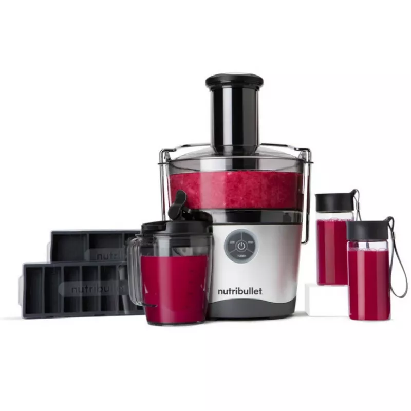 NutriBullet juicer Pro NBJ200G (Silber/Grau, 1.000 Watt) (0C22500002)