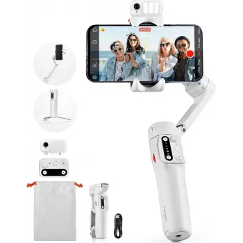 Smartphone-Gimbal Hohem iSteady V3 AI Kit — weiß, Modell HPG-V3 W