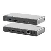 ALOGIC DV4 - Dockingstation - für Laptop - USB-C / USB-A - 3 x HDMI, DP - 1GbE (DUCDV4)