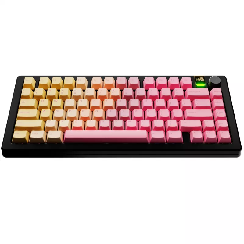 Keycaps GLORIOUS GPBT Gradient Grapefruit ANSI-Layout PBT-Dye-Sub-Tastenkappen-Set