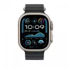 Band Apple 49mm Schwarz Ocean Band Extension Natural Titanium Finish
