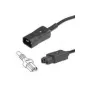 Netzkabel Bachmann 356.1240 Schwarz 2 m C14 C15 Kupplung