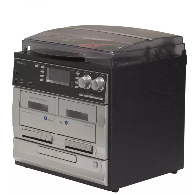 Inter Sales Denver MRD-166 - 6,9 kg - Schwarz - Grau - Persönlicher CD-Player