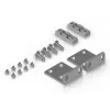 Montageset Ubiquiti UACC-Rack-Ear-1U Grau verzinkter Stahl