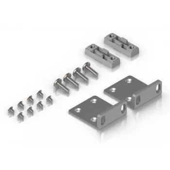 Montageset Ubiquiti UACC-Rack-Ear-1U Grau verzinkter Stahl