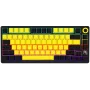 Kabellose mechanische Gaming-Tastatur LORGAR KBP7075W — Schwarz/Gelb, EN-Layout