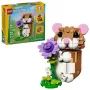 LEGO CREATOR 3 IN 1 31376 Süßer Hamster mit Blume