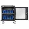 Manhattan Laptop-Ladewagen/-Trolley über AC-Adapter (EU) 32 Fächer, Installieren Sie den AC-Adapter (Netzkabel) des Geräts im Gerät, Geeignet für ALLE Laptops (bis 15,6 Zoll), iPads, MacBooks, Chromebooks, andere USB-C-Geräte, Fächer 380 x 30 x 280 mm, Schrank, Abschließbar
