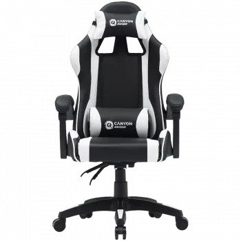 Gaming-Stuhl CANYON Core SGCH2 — schwarz/weiß, ergonomisches Design, höhenverstellbar