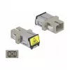 Glasfaserkupplung DeLOCK 86889 SC Simplex Buchse auf SC Simplex Buchse Multimode beige