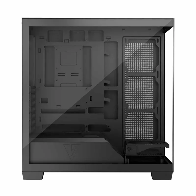PC-Gehäuse MODECOM Volcano Stellar NF ATX Midi Tower, gehärtetes Glas, schwarz, unterstützt ATX/micro ATX, GPU bis 420 mm, CPU-Kühler 175 mm