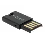 DeLOCK USB 2.0 Kartenleser Schwarz Micro SD MicroSDHC MicroSDXC 480 Mbit/s