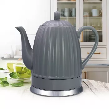 Wasserkocher Maestro MR-077, 1,5 L, 1500 W, Keramikgehäuse, grau
