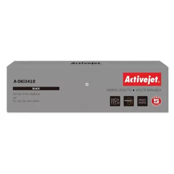 Activejet A-OKI3410 Farbband (Ersatz für OKI 9002308; Supreme; 10.000.000 Zeichen schwarz)
