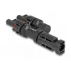 Solarmodul-Steckverbinder DeLOCK DL4 1 Stecker auf 2 Buchse Schwarz