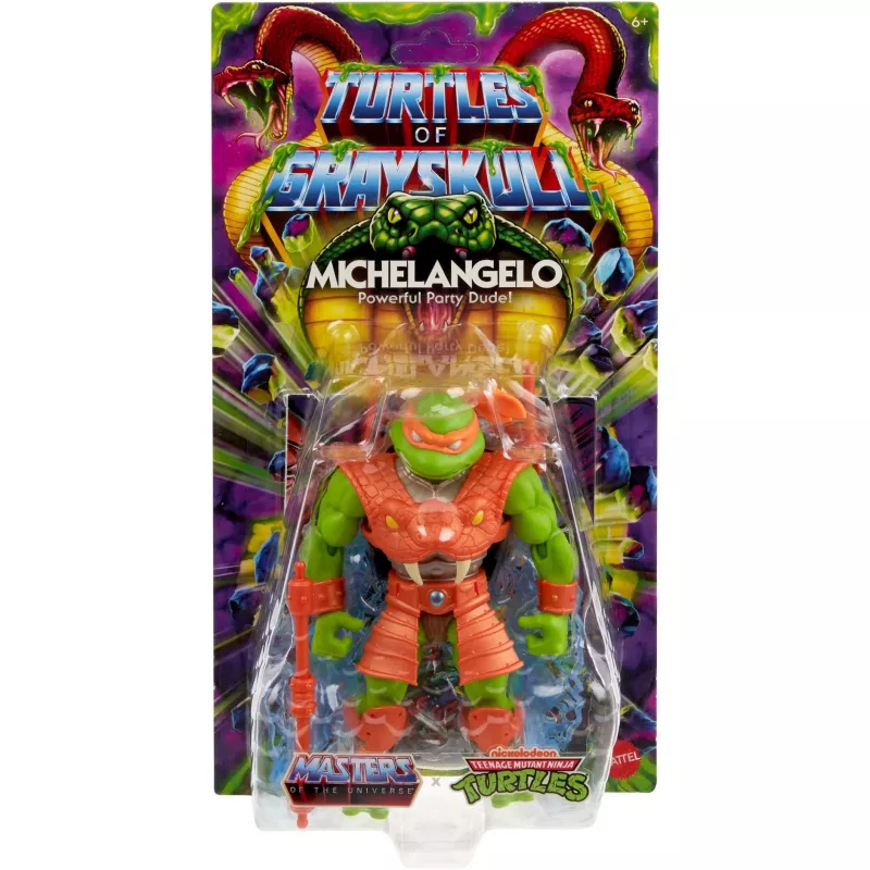Actionfigur MATTEL Michelangelo — MOTU Origins TOG Core