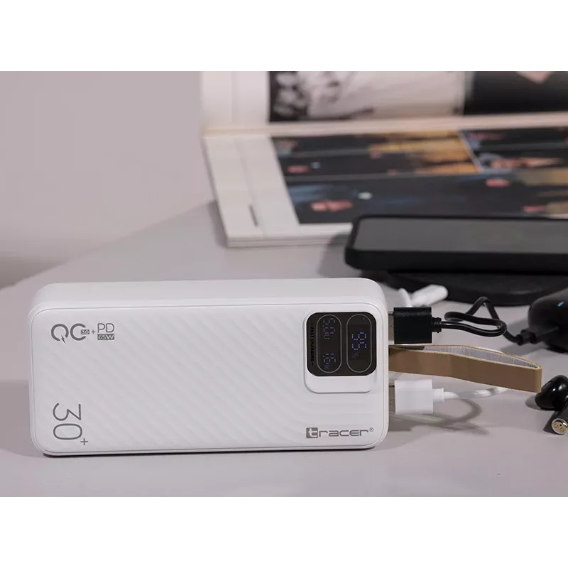 Tracer Blaze 30000 mAh 65 W, Weiß