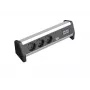 Stromverteiler Bachmann Desk 1 3 AC-Steckdosen Schwarz