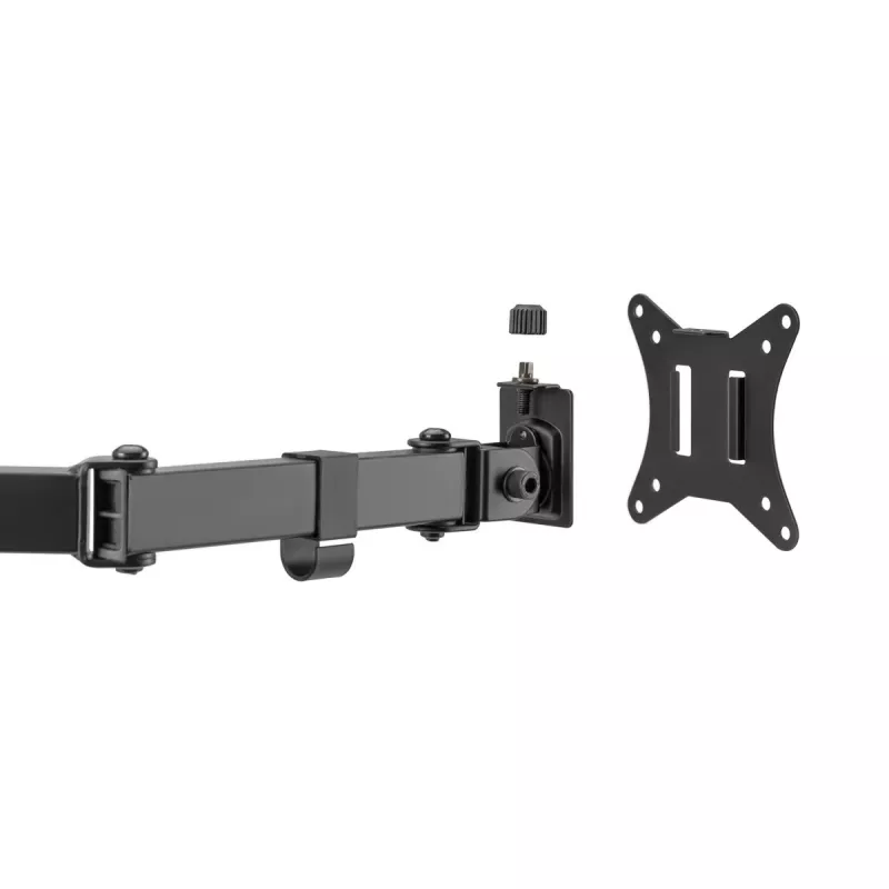 Maclean Tischhalterung für 2 Monitore, VESA 75x75 und 100x100, 17-32, 2x 9kg, MC-754N