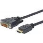 Vivolink PROHDMIDVI5 Videokabel-Adapter 5 m HDMI DVI-D Schwarz