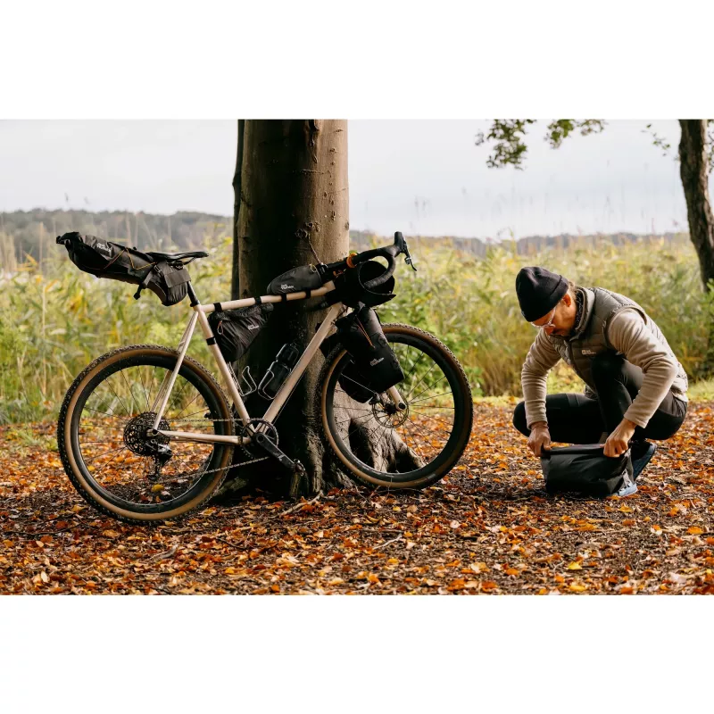 Morobbia Triangle Bag, Fahrradkorb/-tasche (schwarz, Oberrohrtasche 2 L)