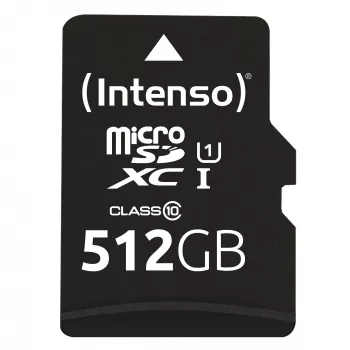 Flash Memory Intenso 512GB UHS-I microSD CL10