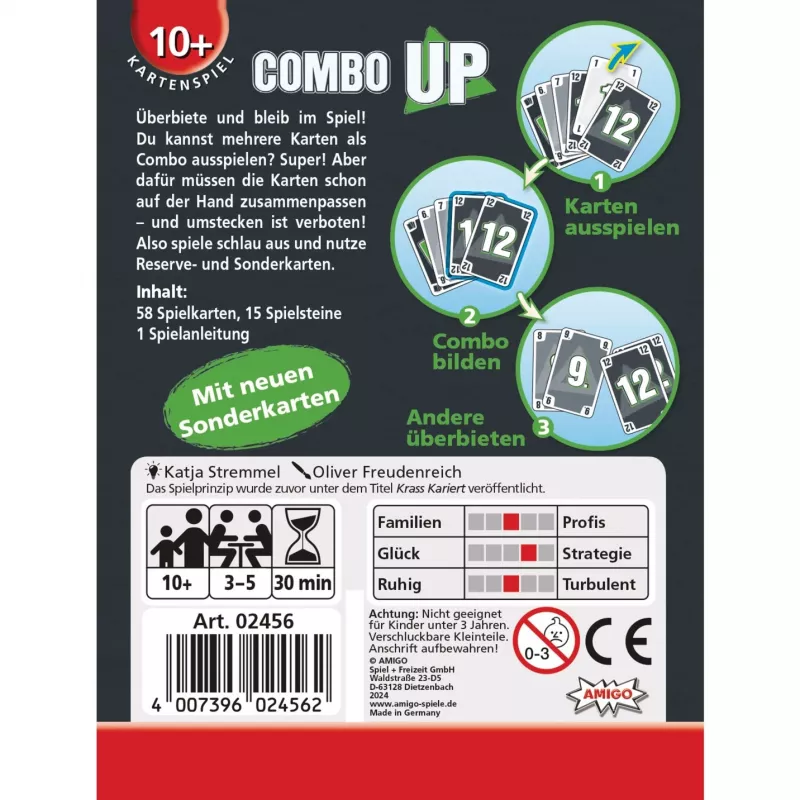 Combo Up, Kartenspiel