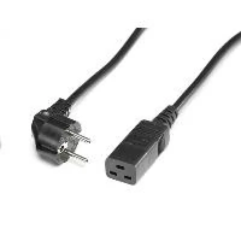 Netzkabel Bachmann 352.174 Schwarz 2 m C19-Kupplung