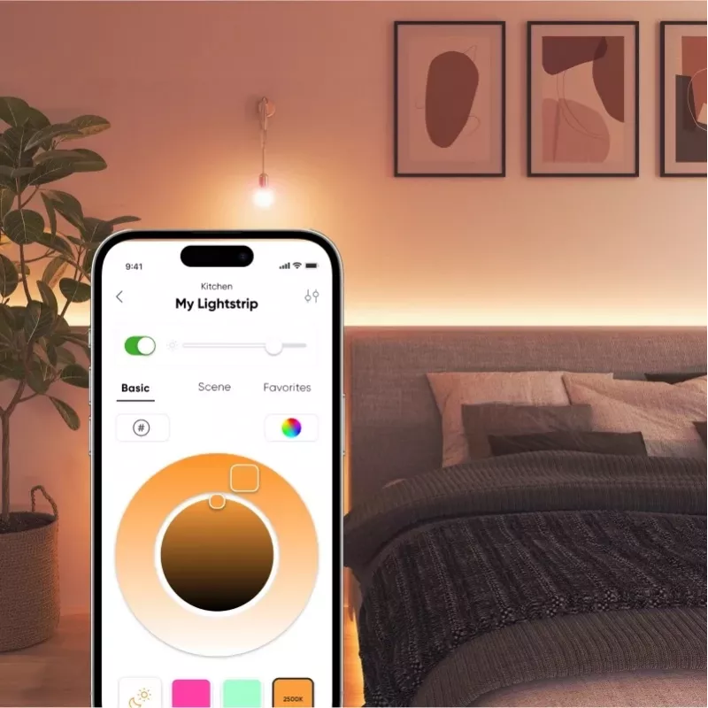 Nanoleaf Essentials Light Strips Erweiterung 2 Meter | 23 W | RGBCW | Bluetooth, Thread | 2700 - 6500 K