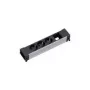 Stromverteiler 3 AC-Steckdosen Bachmann 909.004 Schwarz Silber