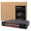 Netzwerk-Switch QOLTEC Gigabit Ethernet PoE 24xRJ45 2xSFP