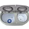 Camry Premium CR 8052 Waschmaschine Toplader 3 kg Grau, Weiß