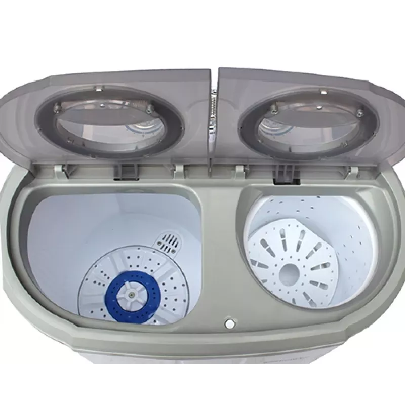 Camry Premium CR 8052 Waschmaschine Toplader 3 kg Grau, Weiß