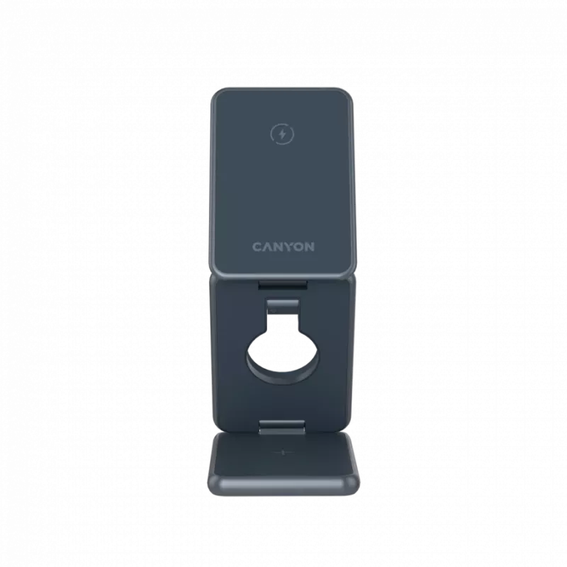 CANYON Klappbares kabelloses Ladegerät OnCharge 309 15W 3in1 Metall
