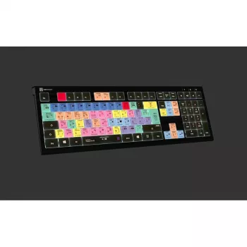 Logickeyboard Adobe Premiere Pro CC ASTRA 2 hintergrundbeleuchtete Tastatur Deutsch (LKB-PPROCC-A2PC-DE)