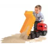 Toy dump truck Lena Actros 62 cm single brown cart