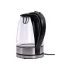 Adler AD 1225 Wasserkocher 1,7 L Schwarz, Edelstahl, Transparent 2200 W