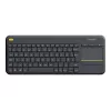 Logitech Wireless Touch Keyboard K400 Plus Mini QWERTZ Schwarz
