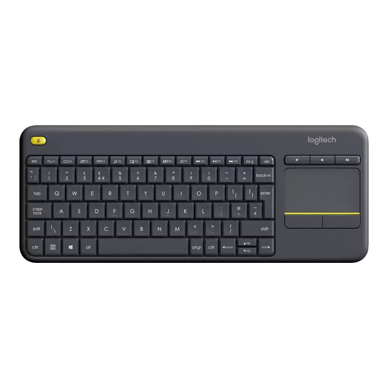 Logitech Wireless Touch Keyboard K400 Plus Mini QWERTZ Schwarz