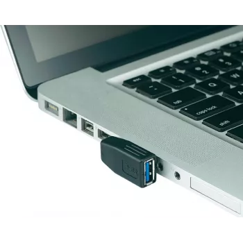 USB 3.0 Winkeladapter Renkforce 29039C104R A-Stecker auf A-Buchse 90°
