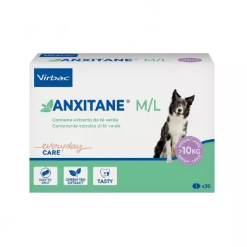 VIRBAC ANXITANE Stressunterstützung für Hunde, Schachtel mit 30 Tabletten