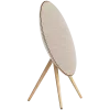 Beosound A9 5. Generation Lautsprecher Goldton (Rückseite Sand/Abdeckung Gold/Beine Weißeiche)