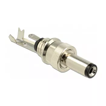 DeLOCK 89915 Kabelverbinder DC Schwarz Nickel 1,06 cm Außendurchmesser