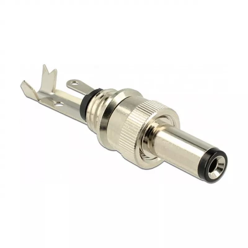 DeLOCK 89915 Kabelverbinder DC Schwarz Nickel 1,06 cm Außendurchmesser