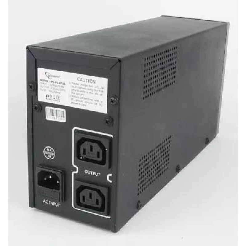 Gembird UPS-PC-652A unterbrechungsfreie Stromversorgung (USV) Line-Interactive 0,65 kVA 390 W 3 AC-Ausgänge