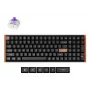 Mechanische magnetische Tastatur Keychron K4H-F1 — 96 % Formfaktor, QWERTY, USB + RF Wireless + Bluetooth, 100 Tasten, RGB, Schwarz