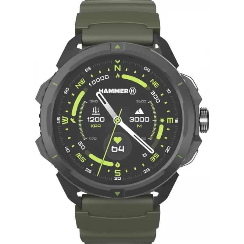 Hammer Watch 2 | Smartwatch | AMOLED | 1,5 inch | Military Edition