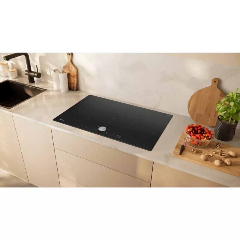 Neff N 90 Schwarz Einbau 80 cm Induktionskochfeld mit 5 Zonen