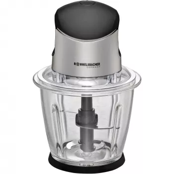 Elektrischer Zerkleinerer Rommelsbacher MZ 500 — 1,5 L, 500 W, Edelstahl schwarz