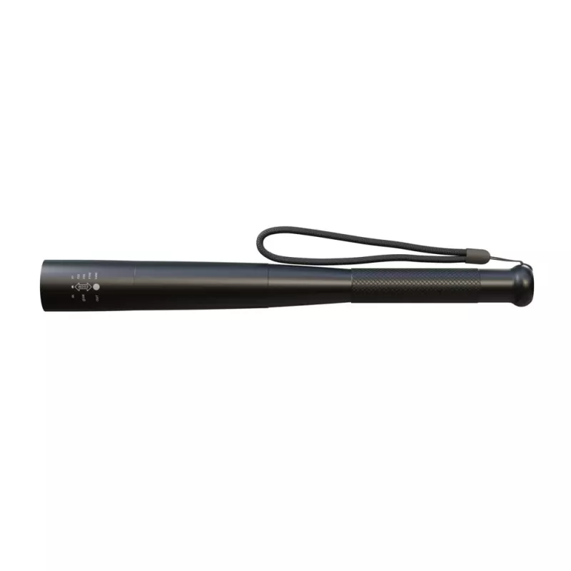 Handtaschenlampe Extralink EX.30851, SMD LED 10W, Aluminiumgehäuse, AA 1,5 V, 290×30×30 mm, schwarz